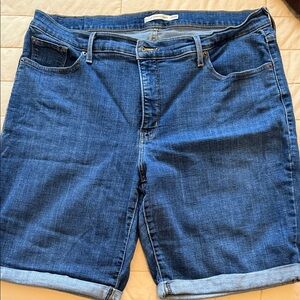 Levi's Blue Women's Denim Shorts